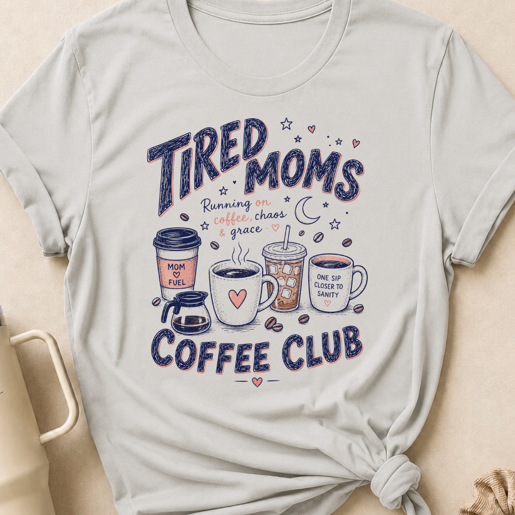 Tired Moms Coffee Club T-Shirt