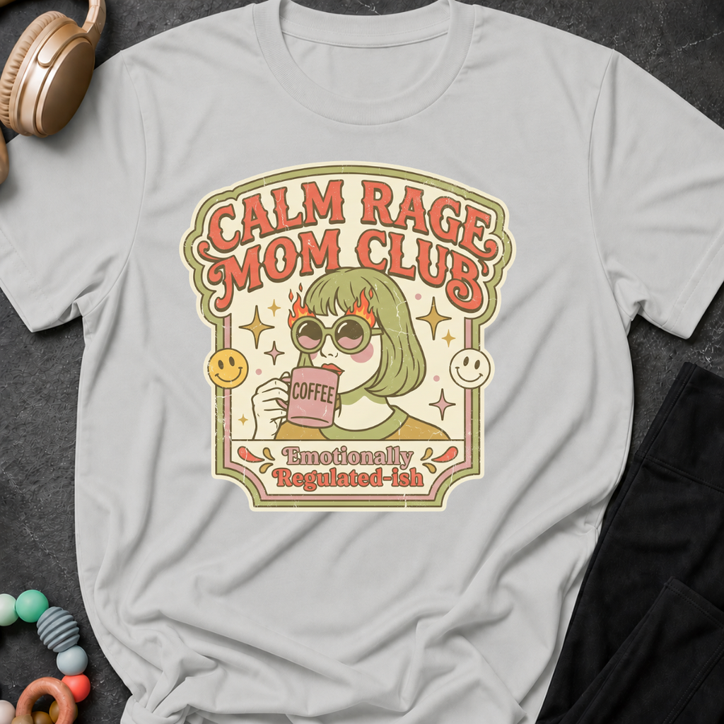 Calm Rage Mom Club Emotionally Regulated-ish T-Shirt