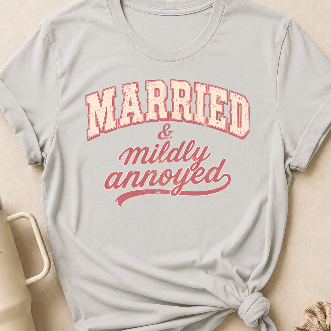 Married and Mildly Annoyed T-Shirt