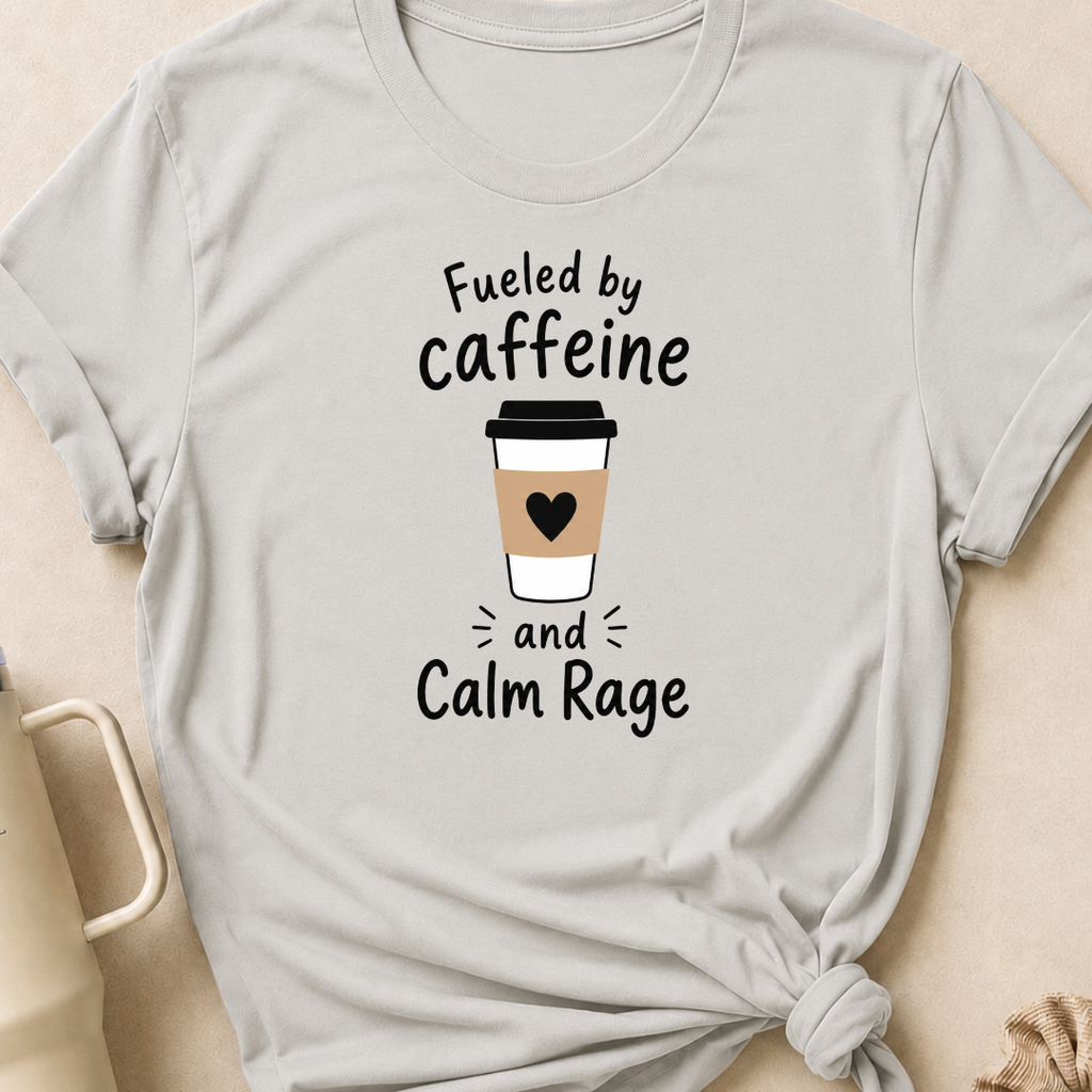 Fueled By Caffeine and Calm Rage T-Shirt