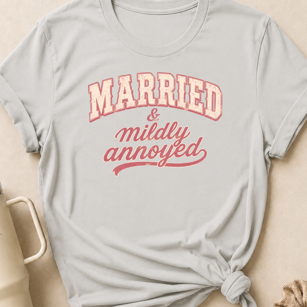 Married and Mildly Annoyed T-Shirt
