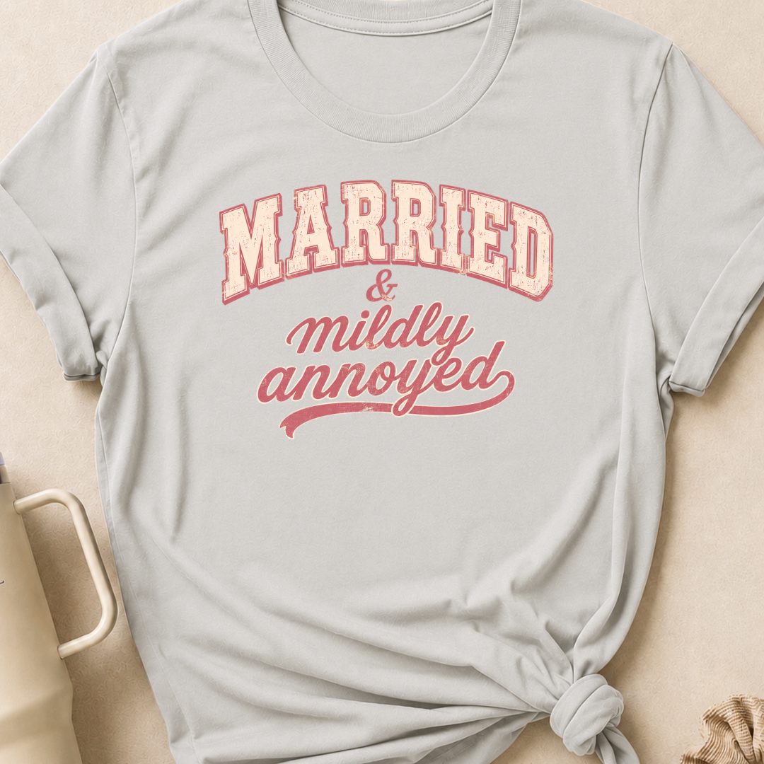 Married and Mildly Annoyed T-Shirt