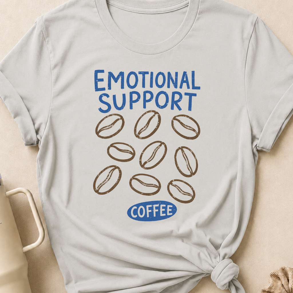 Emotional Support Coffee T-Shirt
