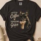 Fueled by Coffee Comfort Colors Tshirt