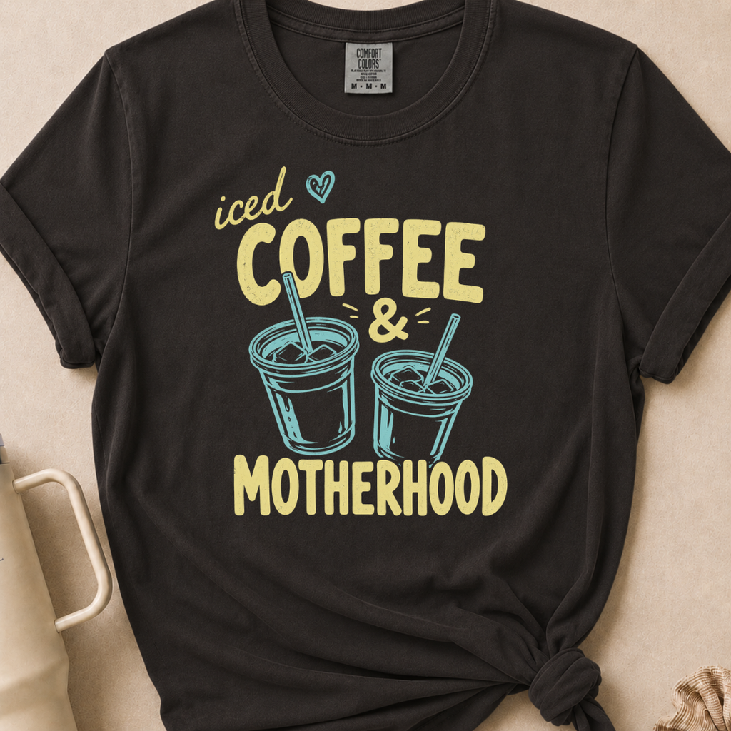 Iced Coffee & Motherhood T-shirt
