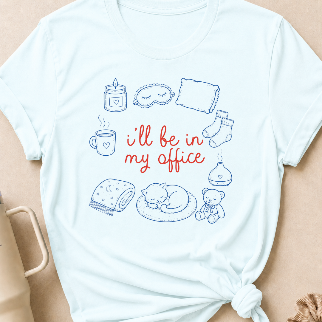 I'll be in my Office Nap Theme T-Shirt