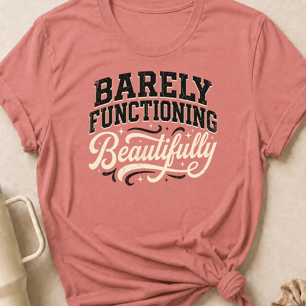 Barely Functioning Beautifully T-Shirt
