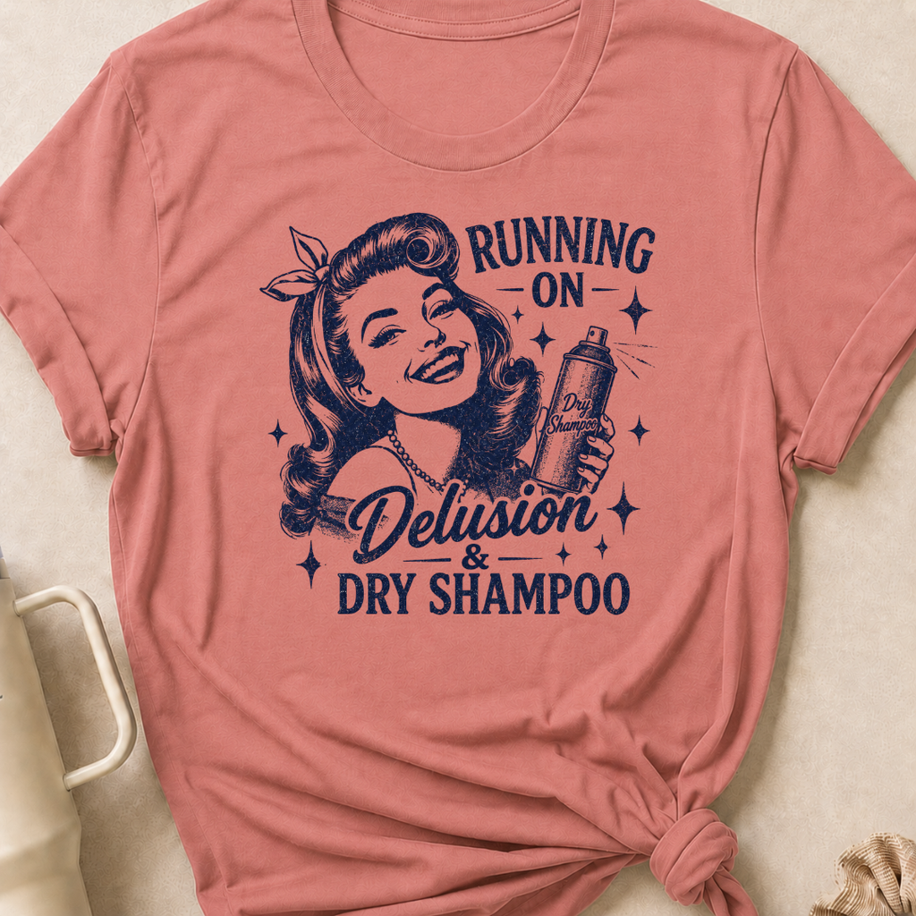 Running on Delusion and Dry Shampoo T-Shirt