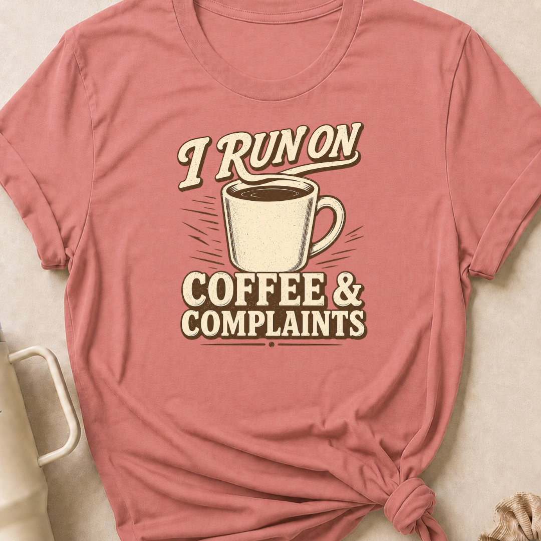 I Run on Coffee and Complaints T-Shirt