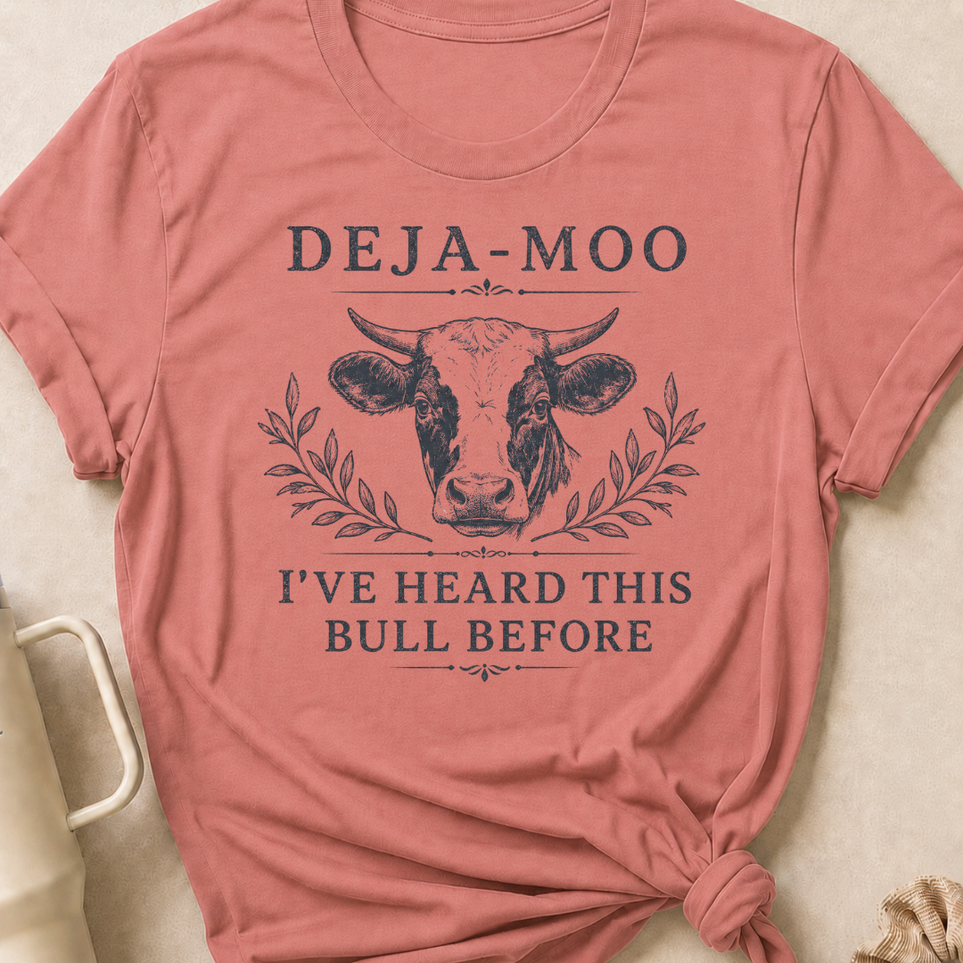 Deja-Moo I've Heard This Bull Before T-Shirt