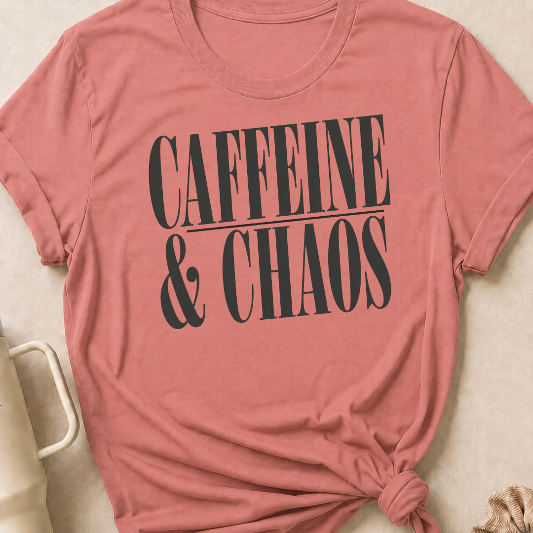 Caffeine and Chaos T-Shirt