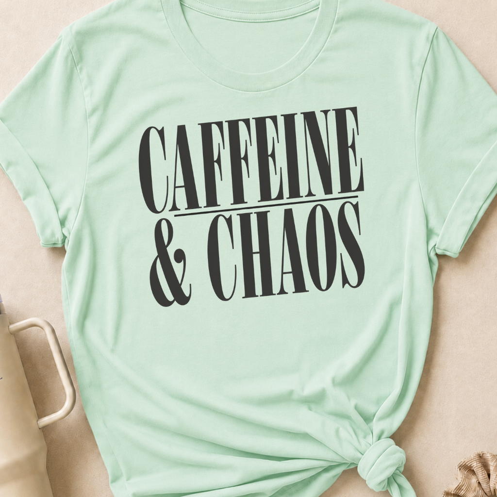 Caffeine and Chaos T-Shirt