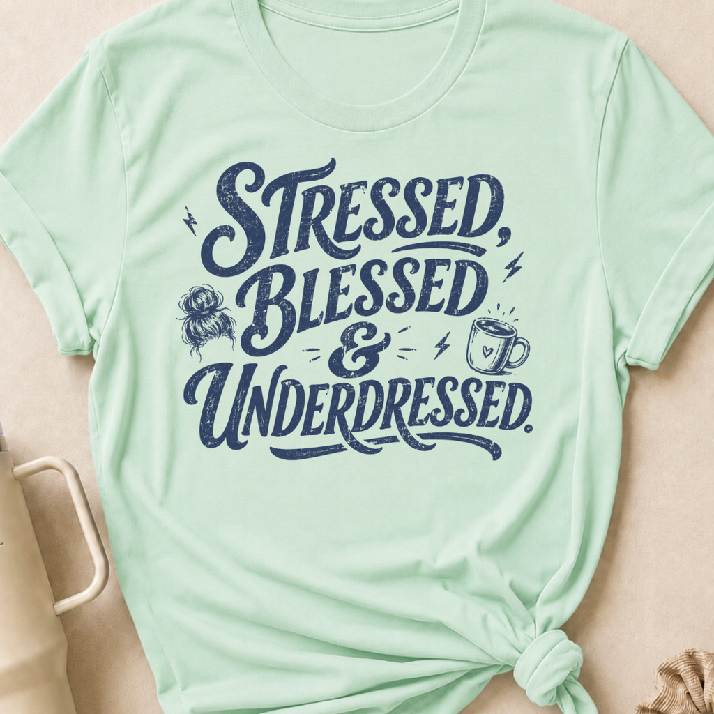 Stressed Blessed & Underdressed T-Shirt