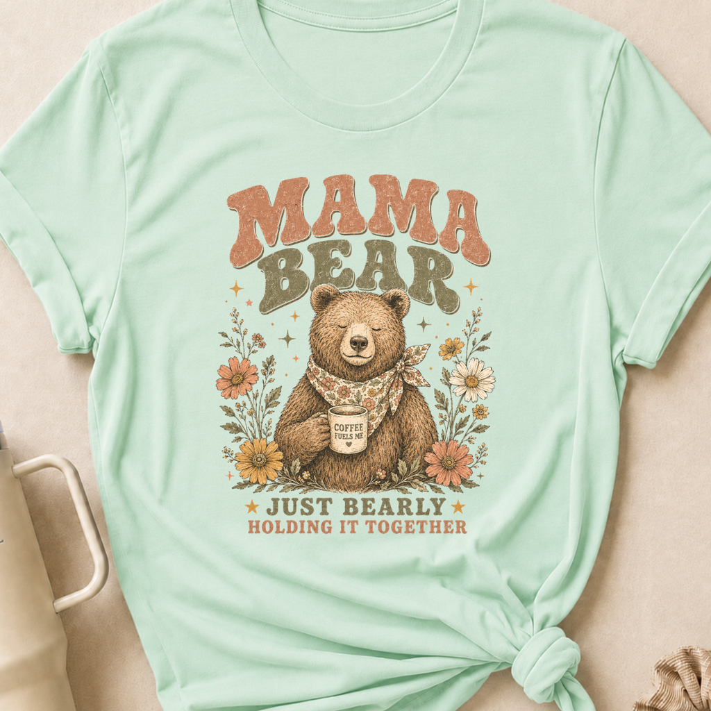 Mama Bear Just Bearly Holding it Together T-Shirt