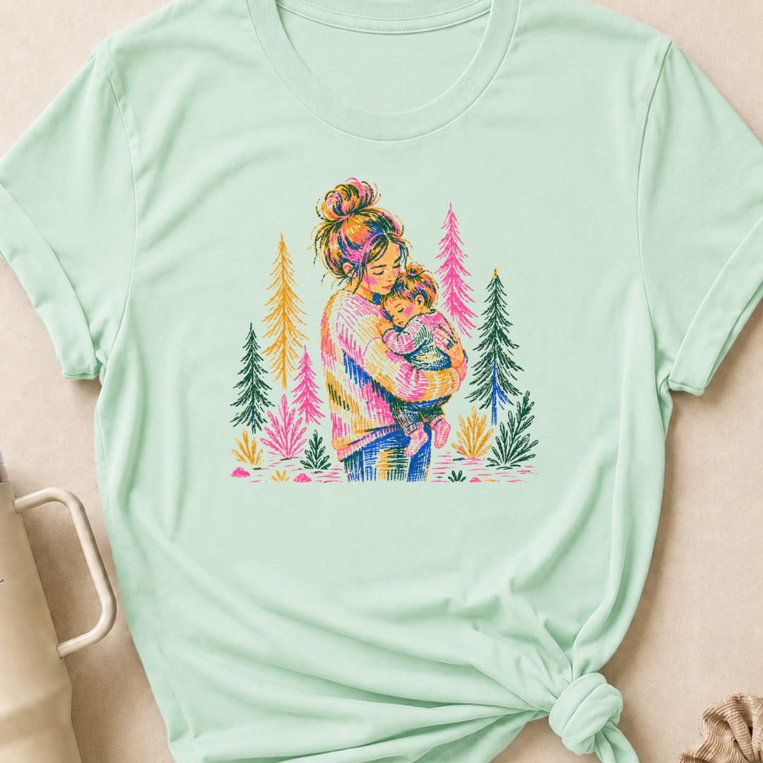 Rainbow Mom & Child T-Shirt