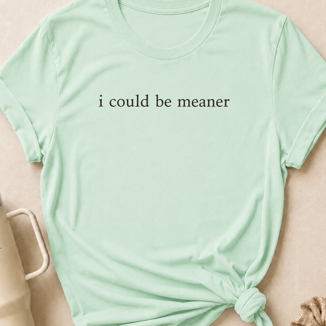 I Could Be Meaner T-Shirt