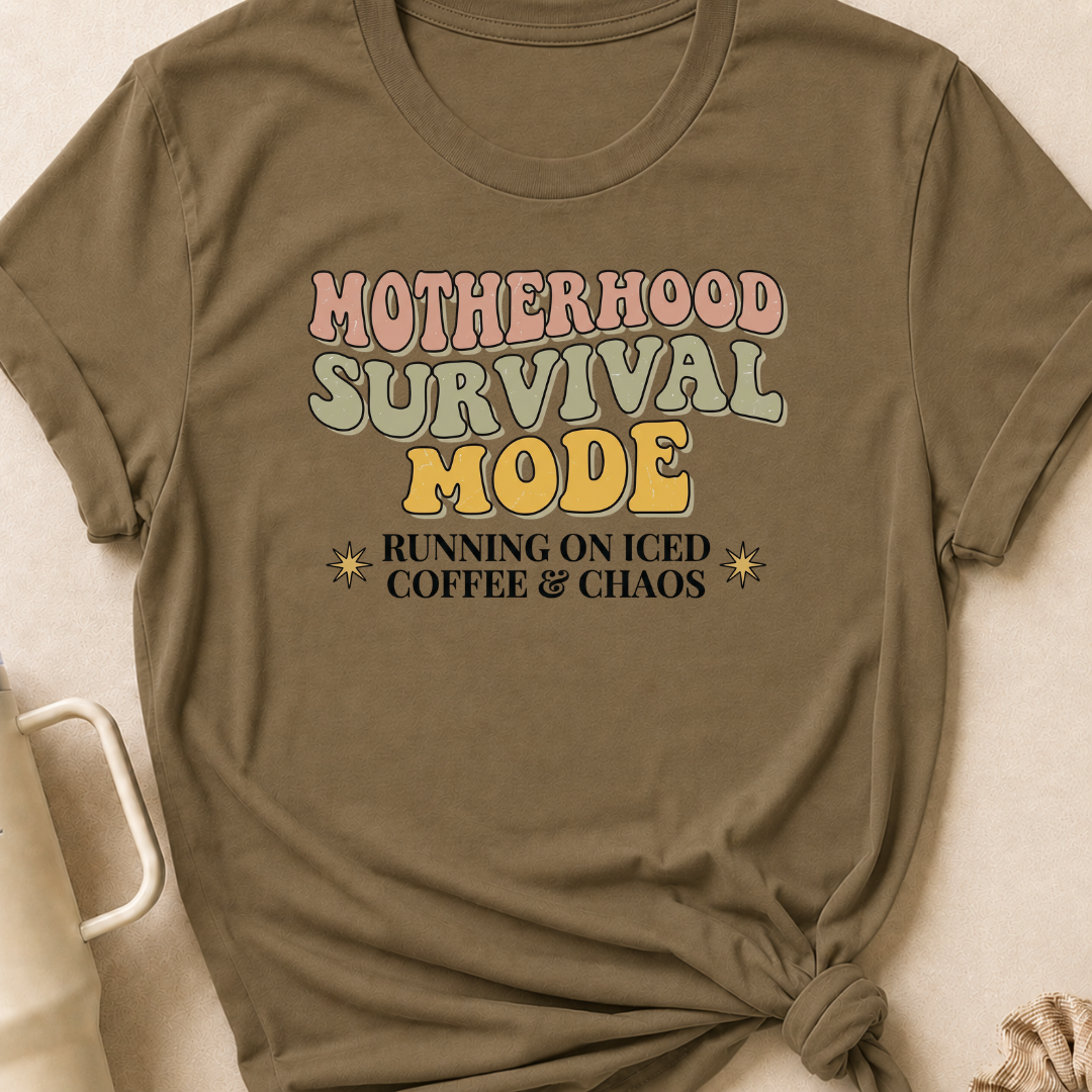 Motherhood Survival Mode T-Shirt