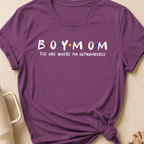 Boy Mom The One Where I'm Outnumbered T-Shirt