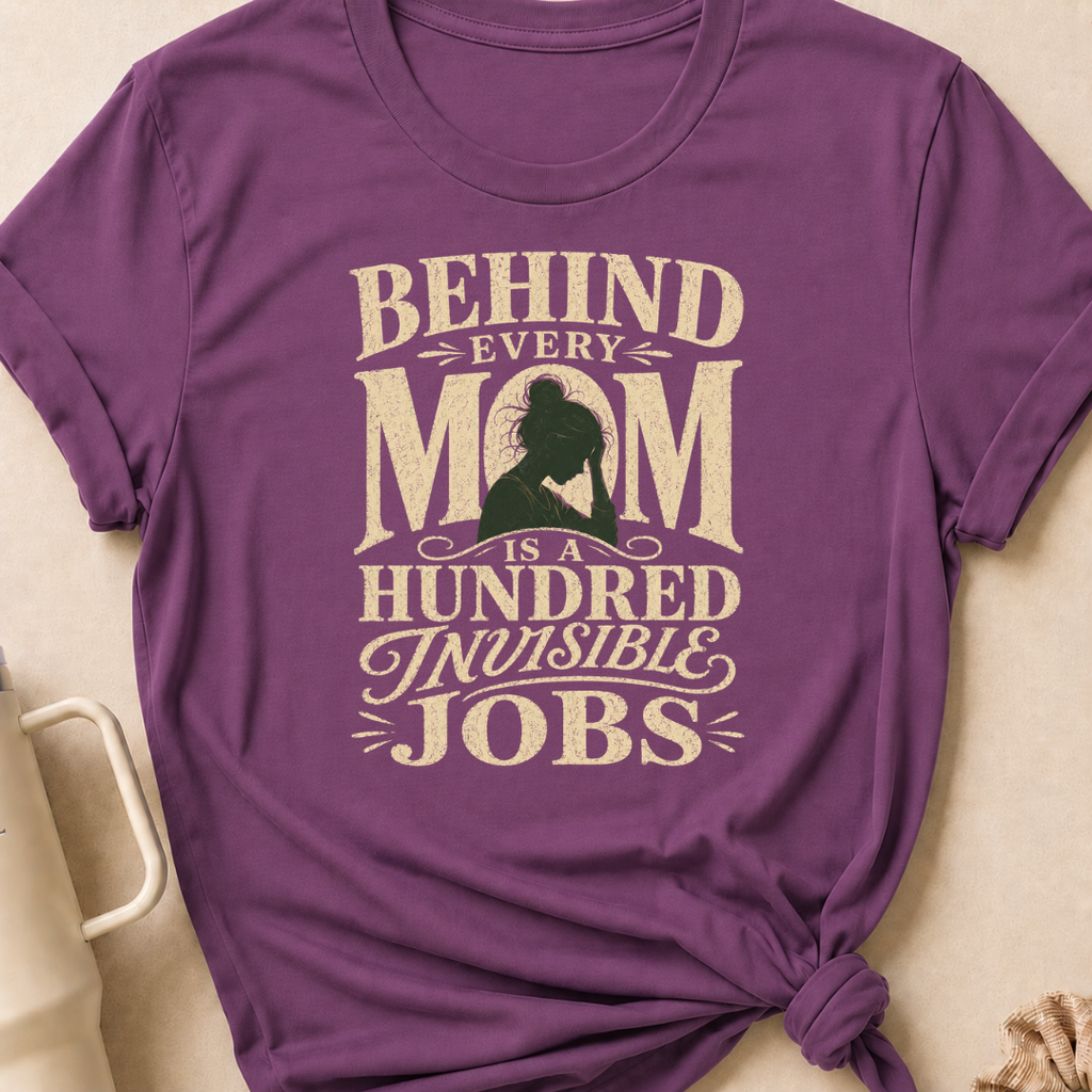 Behind Every Mom T-Shirt