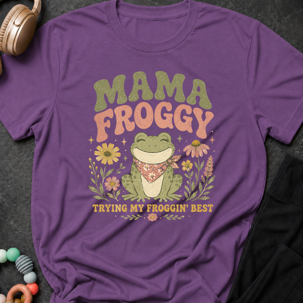 Mama Froggy Trying my Froggin' Best T-Shirt