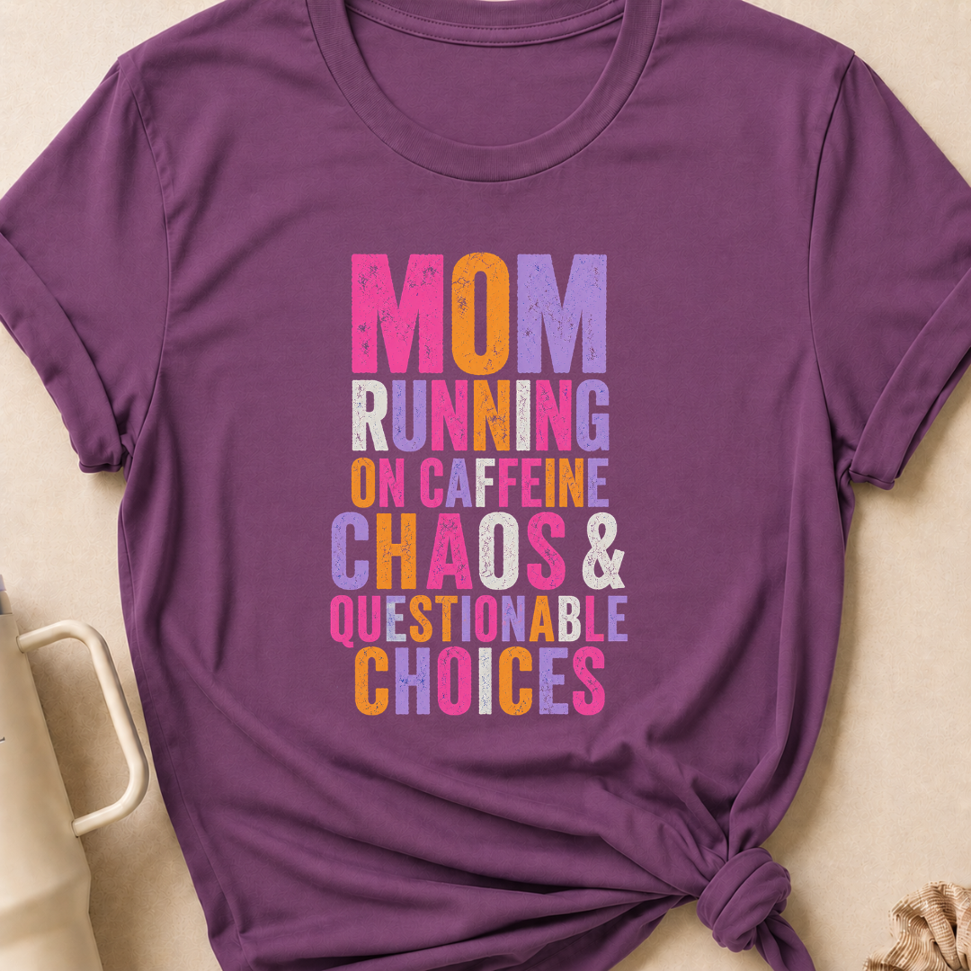 Mom running on caffeine T-Shirt