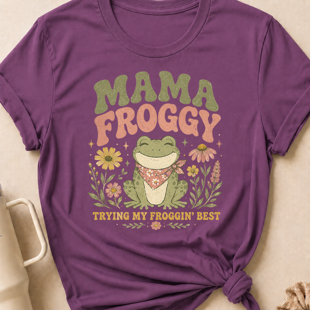 Mama Froggy Trying my Froggin' Best T-Shirt