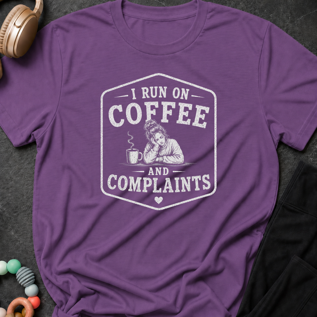I Run on Coffee and Complaints T-Shirt