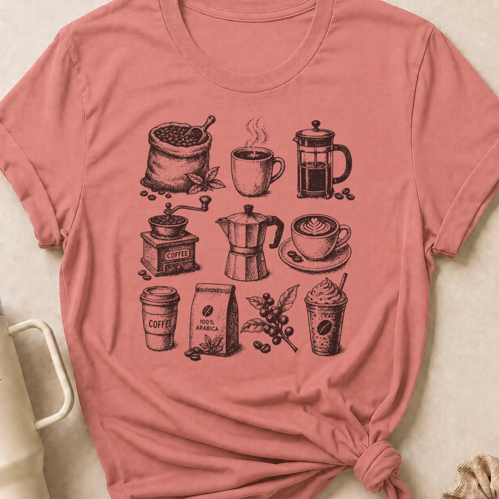 Vintage Coffee T-Shirt 1