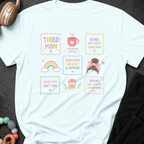 Rainbow Tired Mom T-Shirt