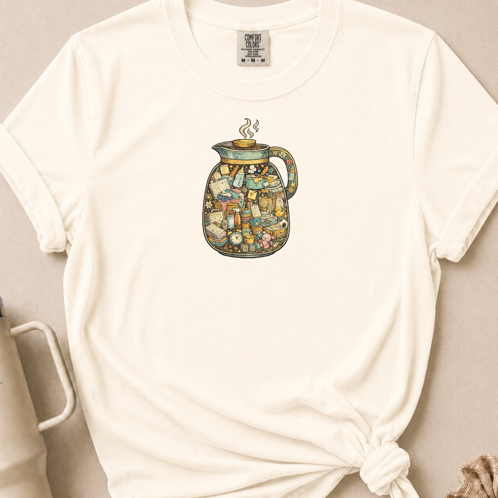 Coffee Pot Collage T-shirt 1