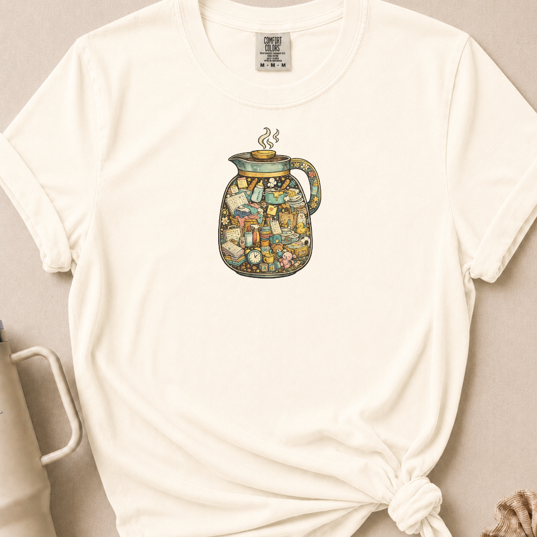 Coffee Pot Collage T-shirt 1