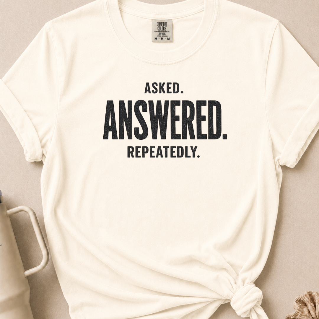Asked Answered T-shirt 1