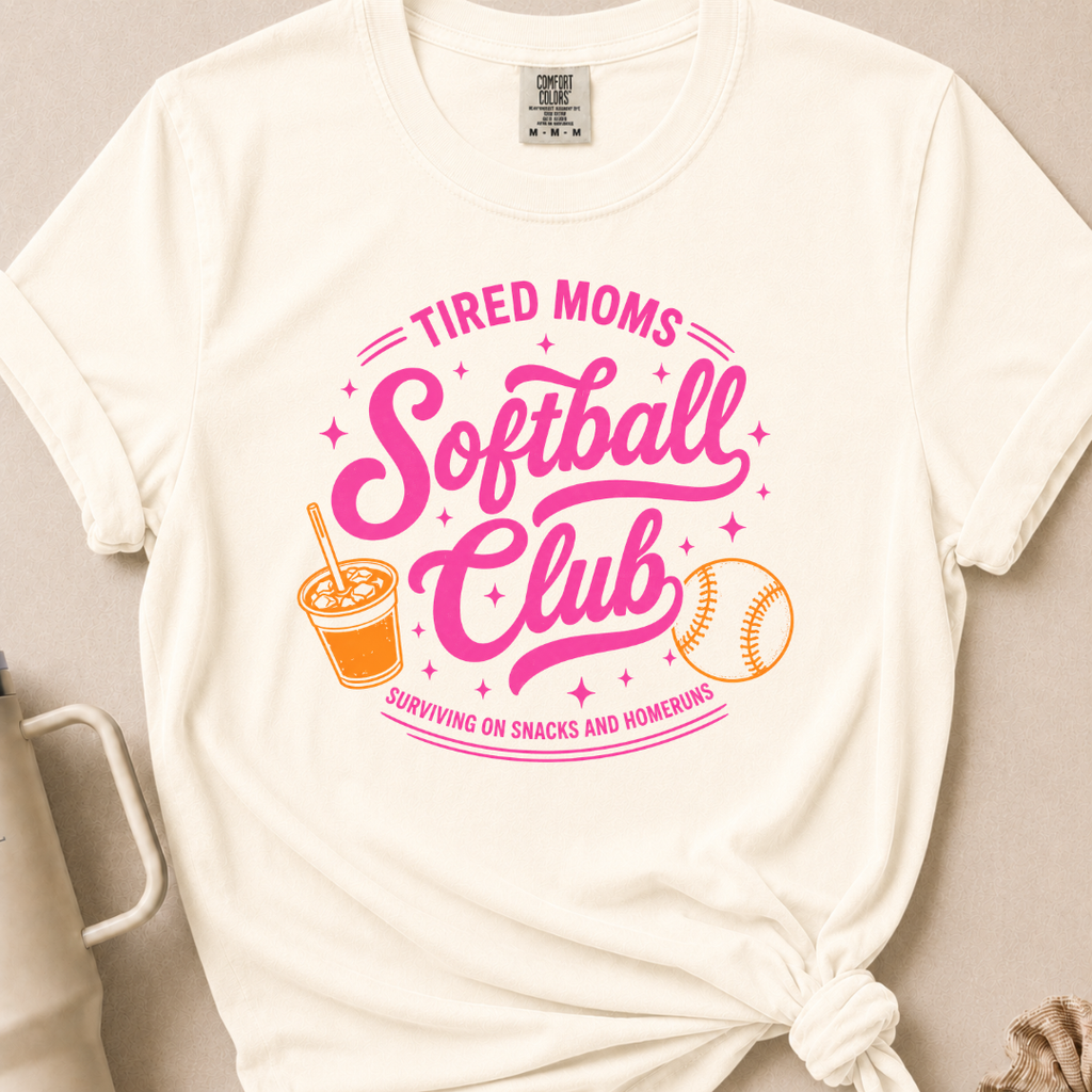 Tired Moms Softball Club T-shirt 1