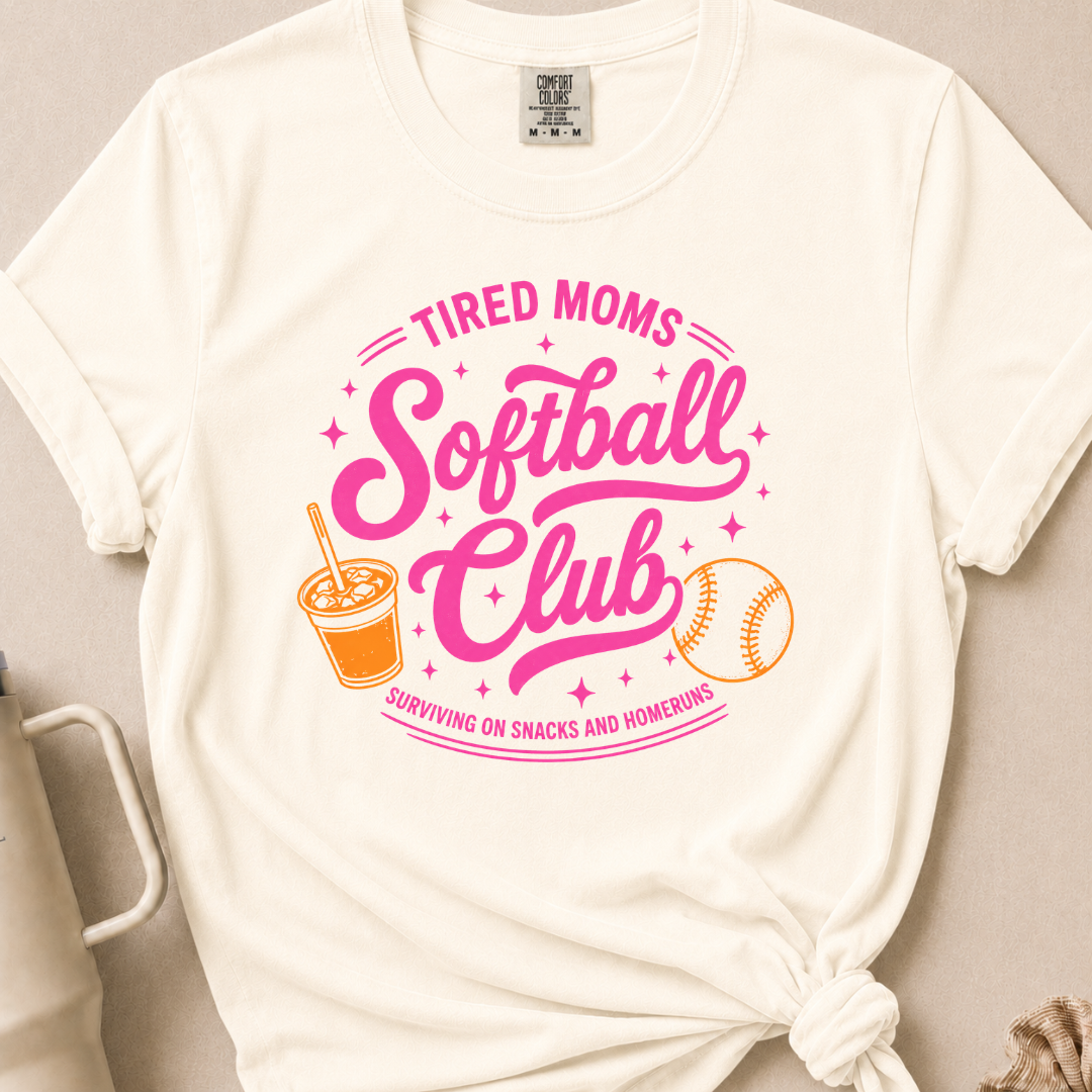 Tired Moms Softball Club T-shirt 1