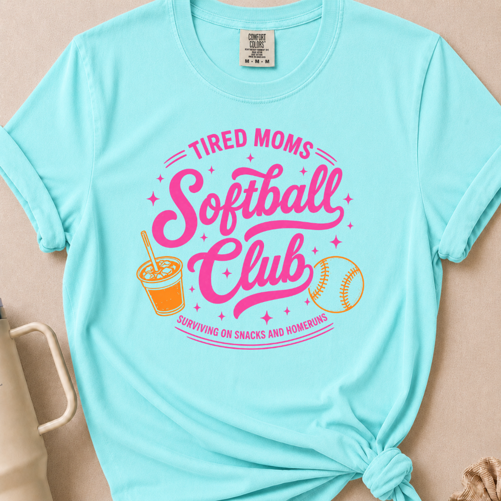Tired Moms Softball Club T-shirt 1