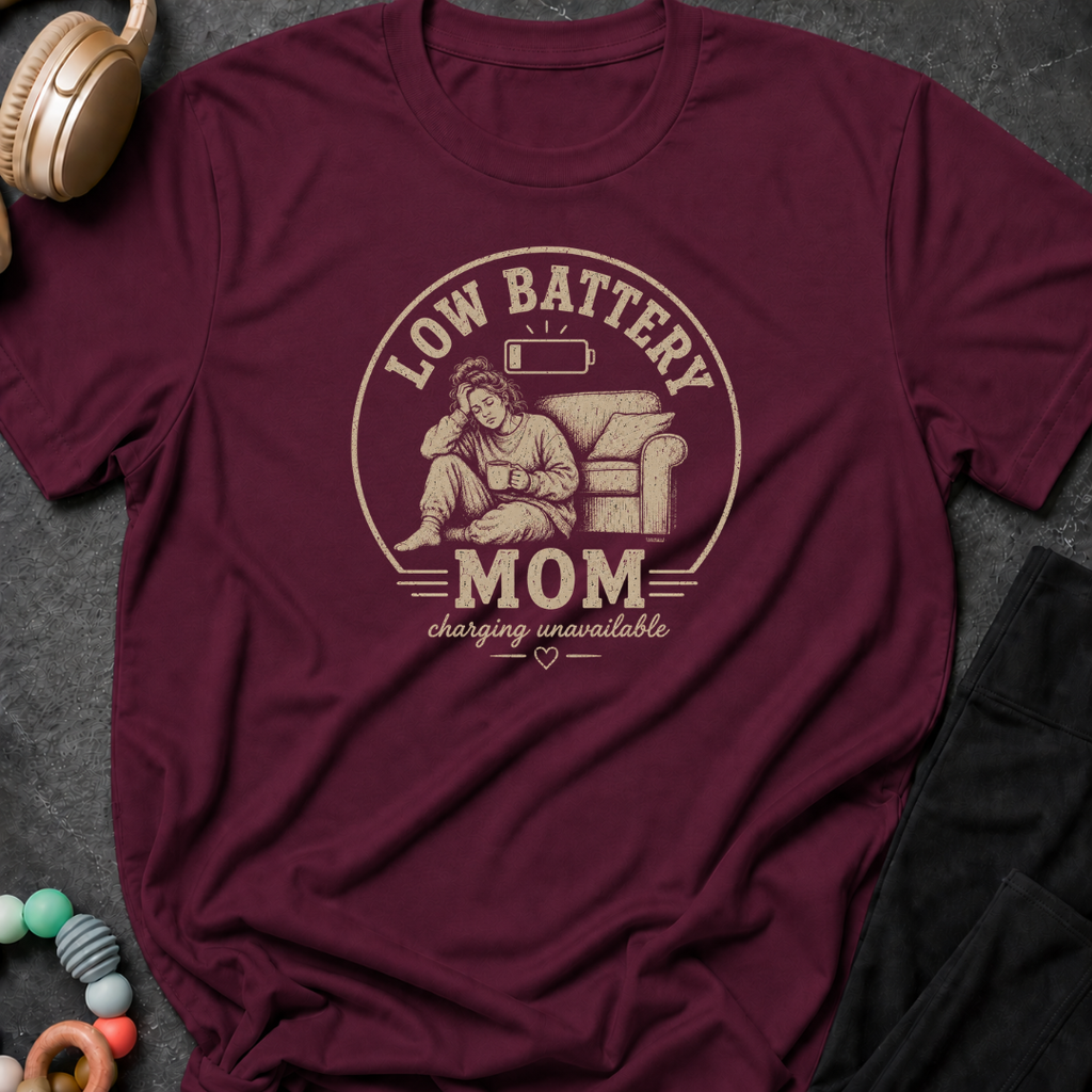 Low Battery Mom T-Shirt