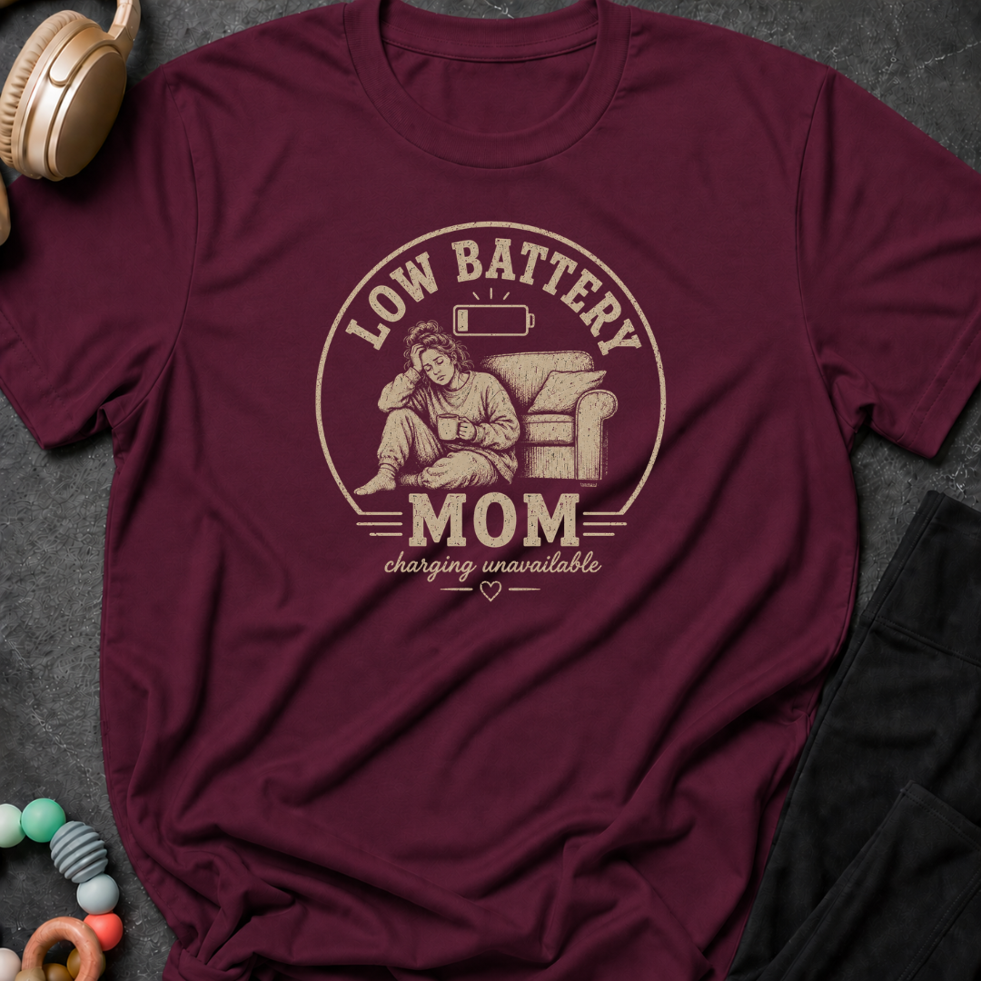 Low Battery Mom T-Shirt