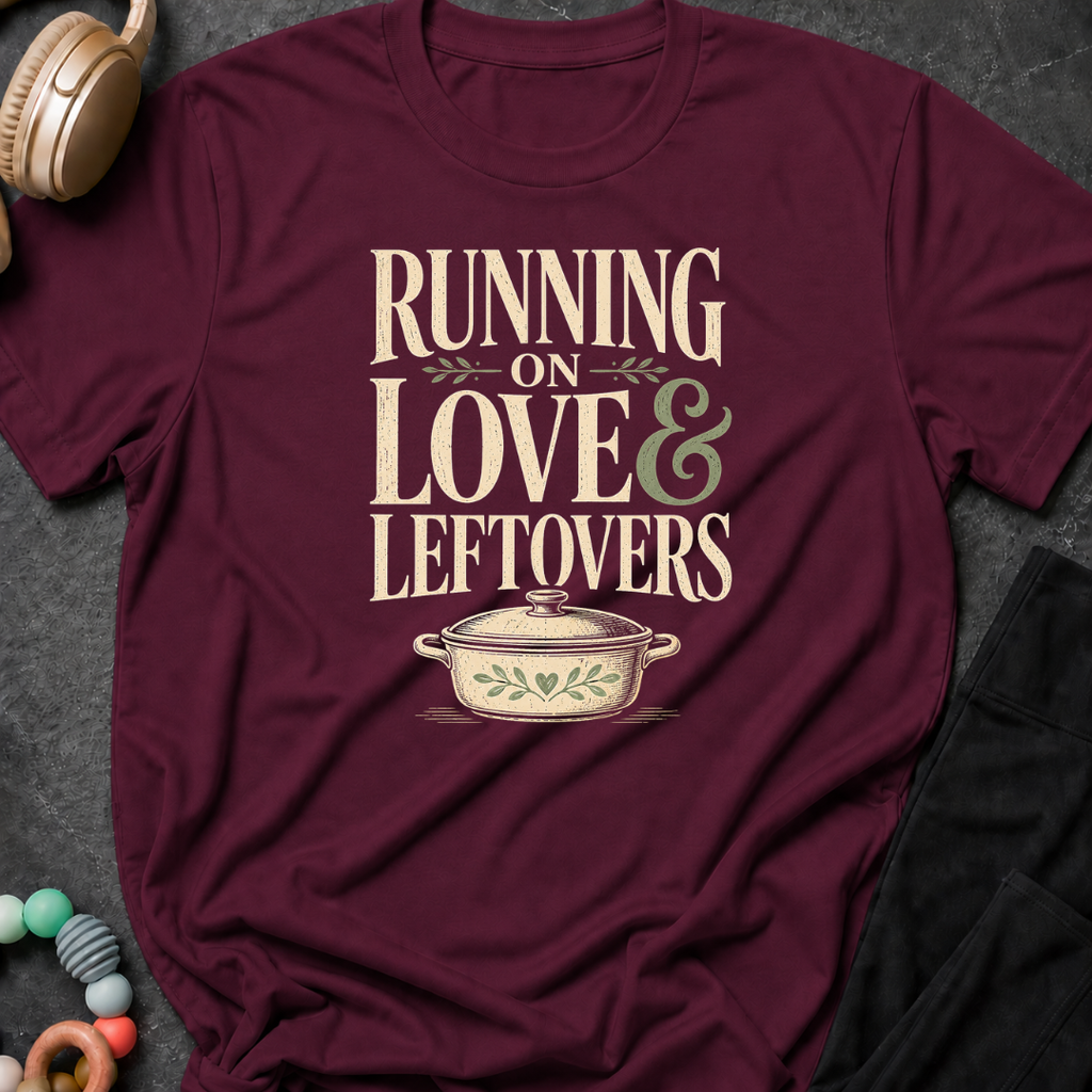 Running on Love and Leftovers T-Shirt