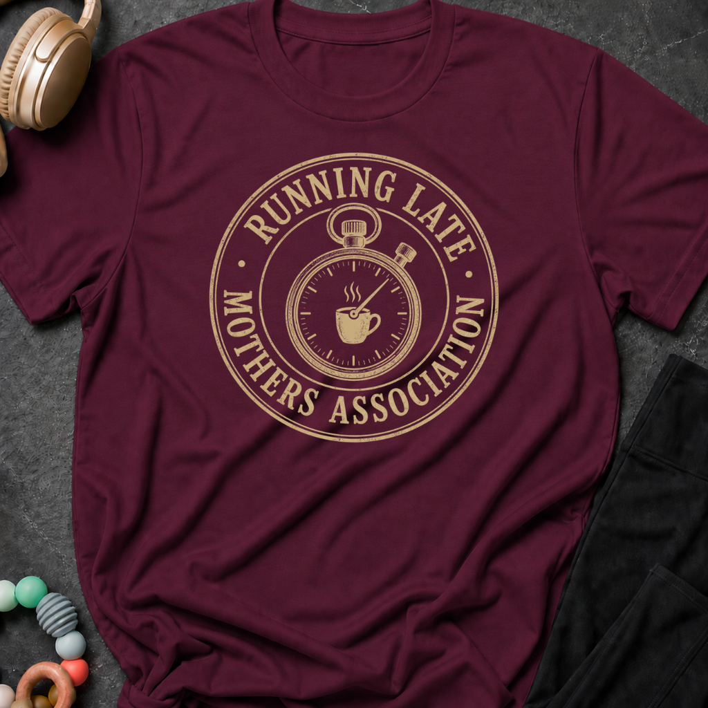 Running Late Mother Association T-Shirt