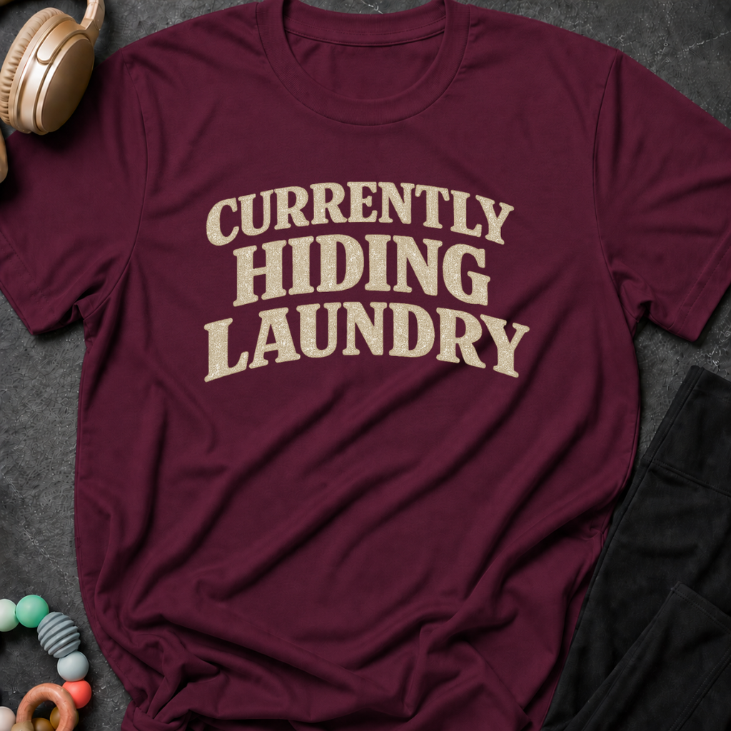 Currently Hiding Laundry T-Shirt