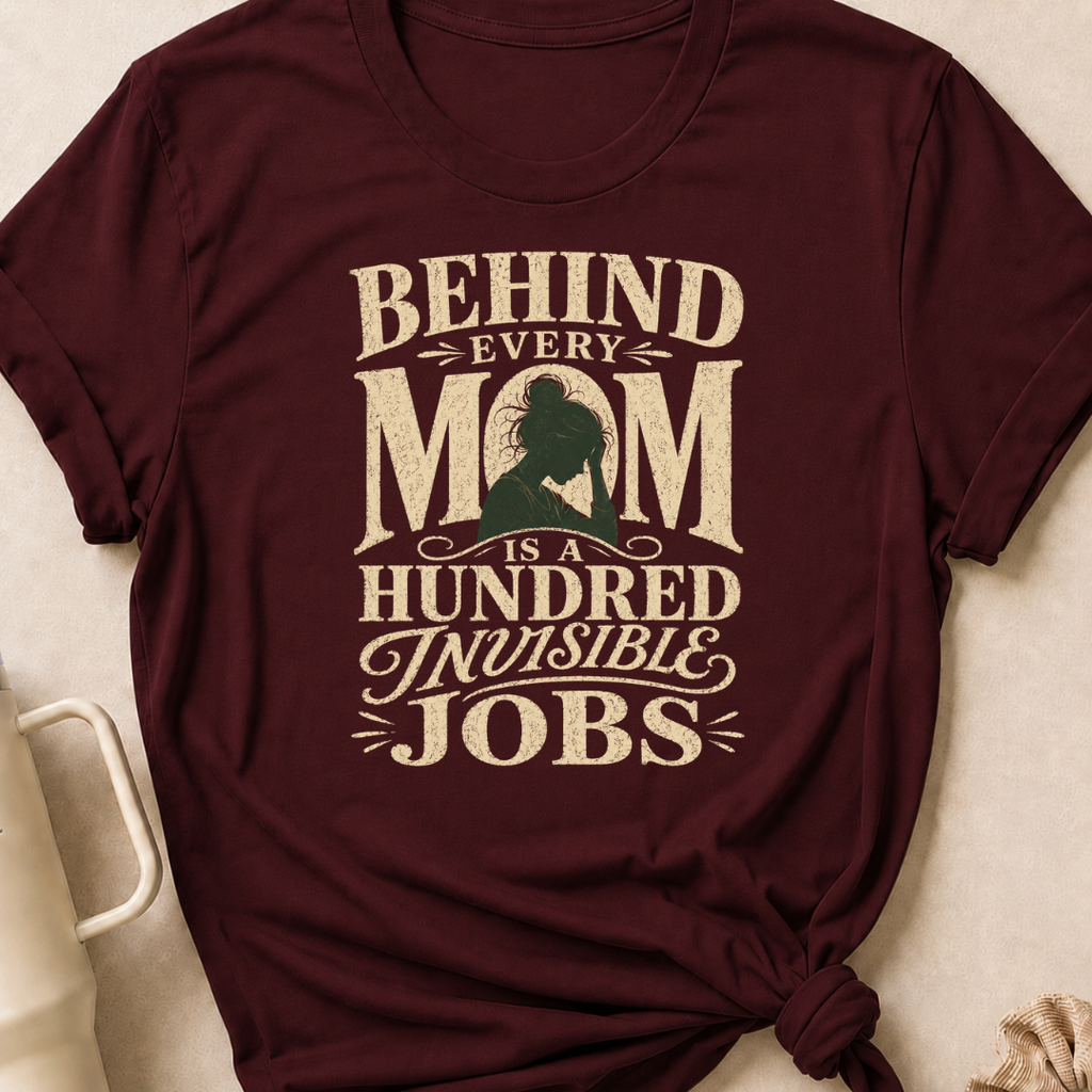 Behind Every Mom T-Shirt