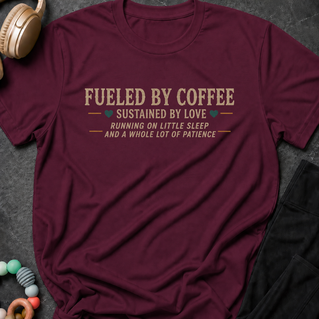 Fueled by Coffee Sustained by Love T-Shirt