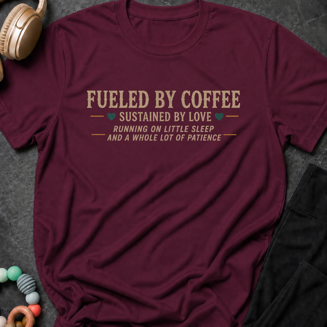 Fueled by Coffee Sustained by Love T-Shirt