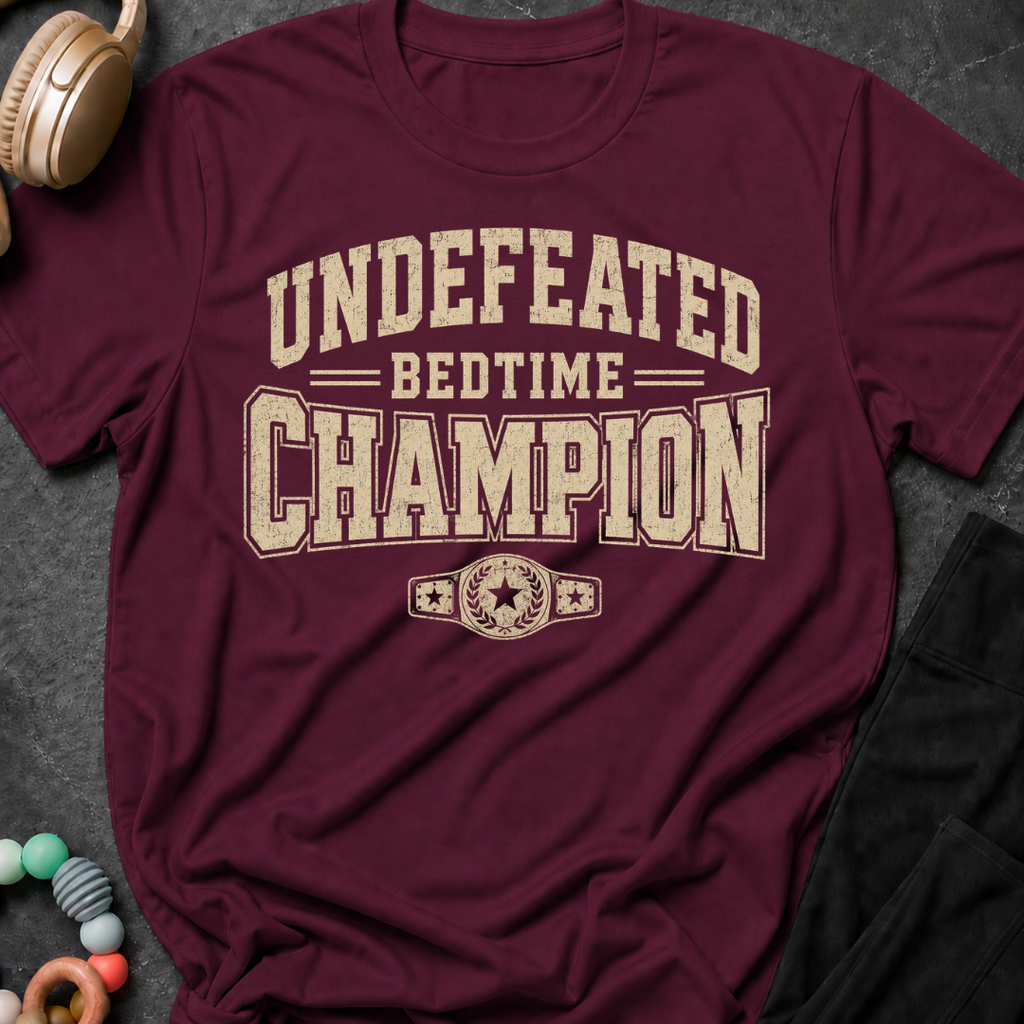 Undefeated Bedtime Champion T-Shirt