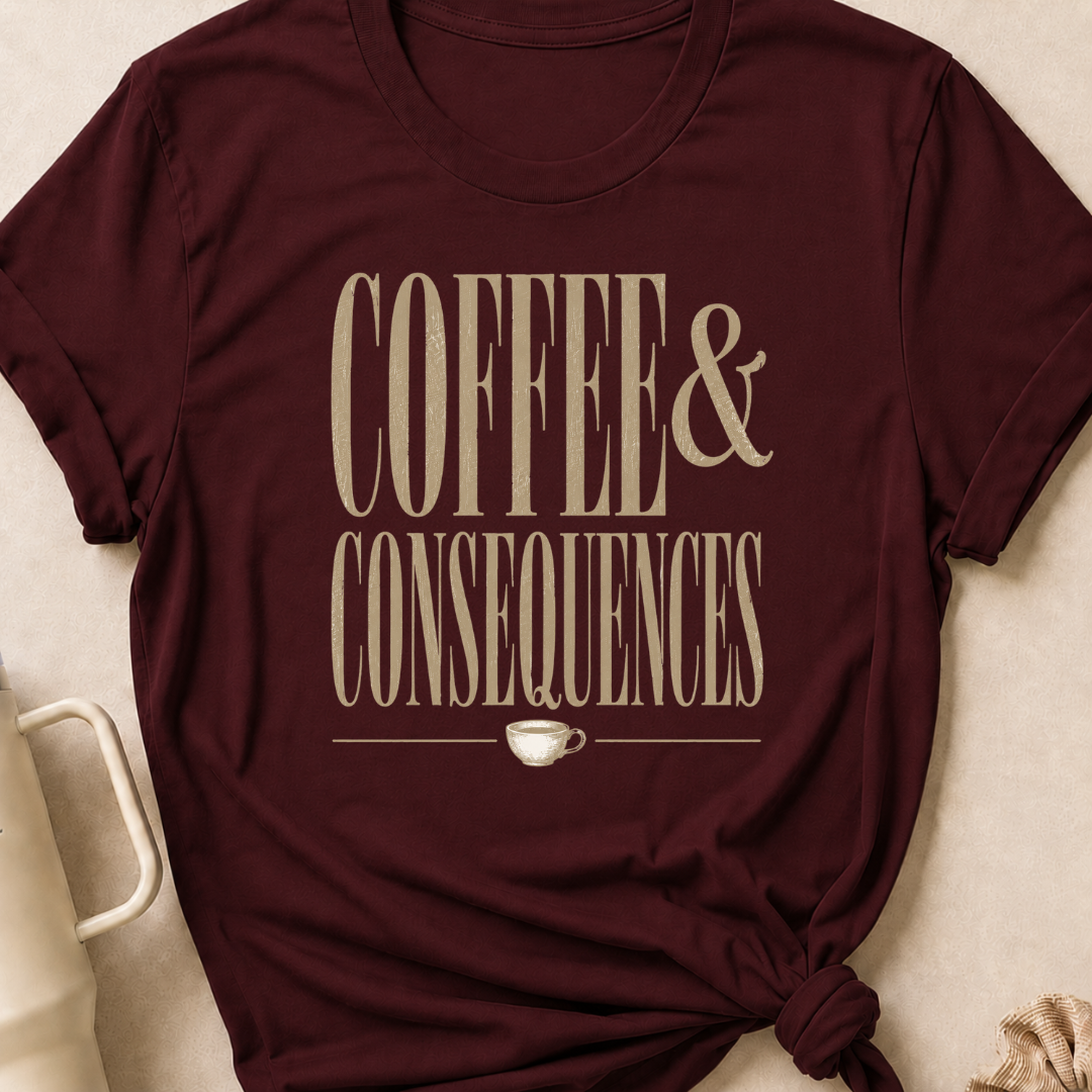 Coffee and Consequences T-Shirt