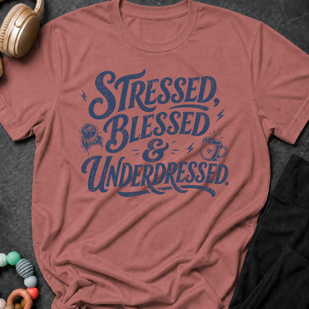 Stressed Blessed & Underdressed T-Shirt