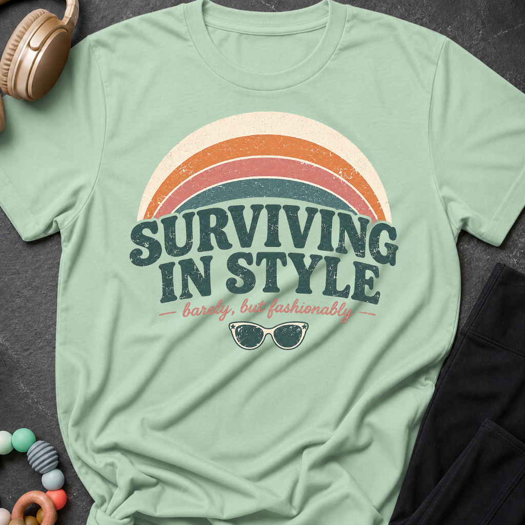 Surviving in Style but Fashionably T-Shirt