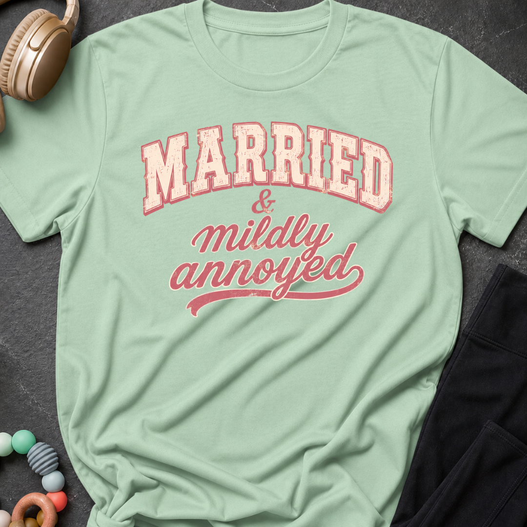 Married and Mildly Annoyed T-Shirt