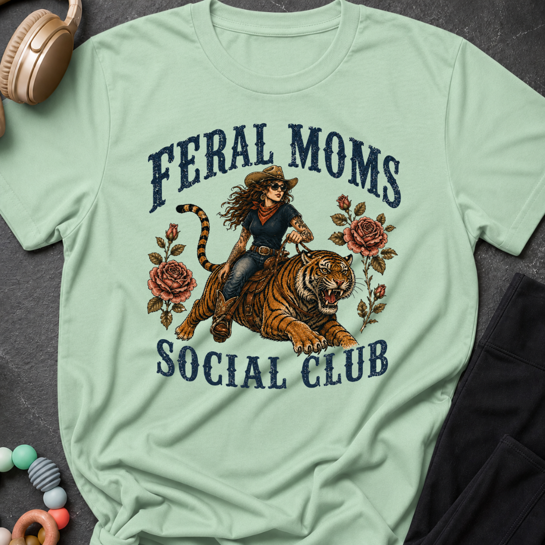 Feral Moms Social Club T-Shirt