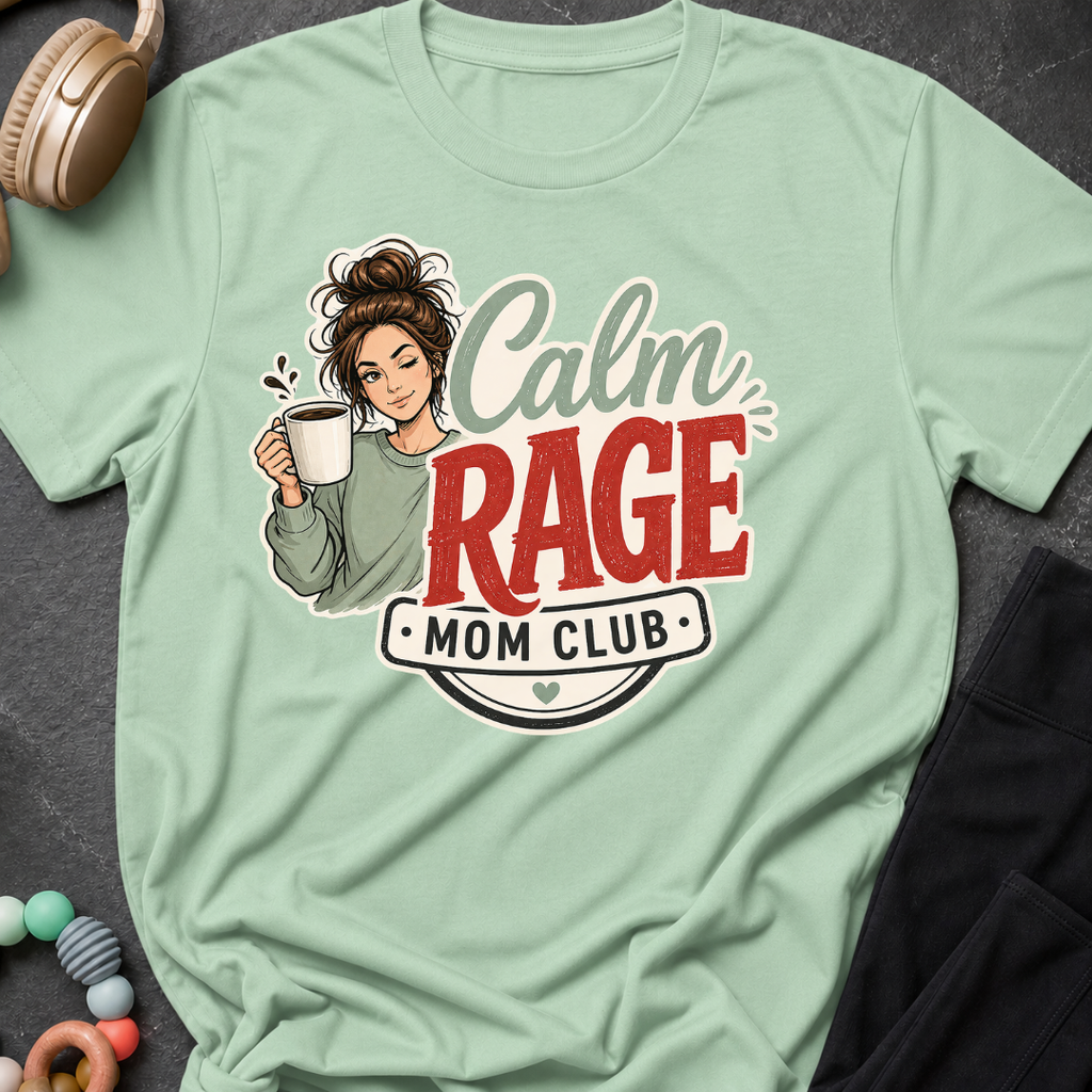 Calm Rage Mom Club T-Shirt